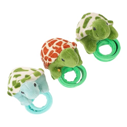 CLISPEED 3 Stück Kuscheliges Schildkröten Schnapparmband Weiches Plüscharmband mit Bequemes Slap Bracelet für Party Langlebiges Cartoon Armband Auffälliges Tier Design CLISPEED 3 Stück Kuscheliges Schildkröten Schnapparmband Weiches Plüscharmband mit Bequemes Slap Bracelet für Party Langlebiges Cartoon Armband Auffälliges Tier Design von CLISPEED