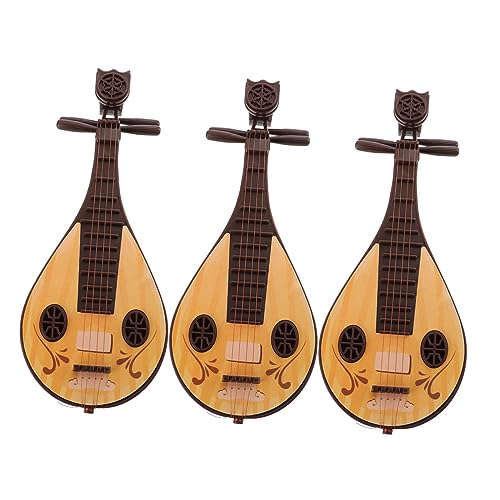 CLISPEED 3 Stück Miniatur Pipa Spielzeugset Teiliges Chinesisches Musikinstrument für Puppenhaus Dekoration und Mini Haus Accessoires für Kreative Spielzimmer und Miniatur Dekoration CLISPEED 3 Stück Miniatur Pipa Spielzeugset Teiliges Chinesisches Musikinstrument für Puppenhaus Dekoration und Mini Haus Accessoires für Kreative Spielzimmer und Miniatur Dekoration von CLISPEED