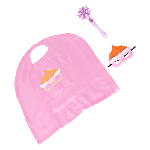 CLISPEED 3 Stück Prinzessin Dress -up -Set Rollenspiel-Requisiten Halloween-Party-Accessoire Prinzessin Verkleiden Cape Halloween-Cosplay-kostüm Feen Party Zauberstäbe Stoff Rosa CLISPEED 3 Stück Prinzessin Dress -up -Set Rollenspiel-Requisiten Halloween-Party-Accessoire Prinzessin Verkleiden Cape Halloween-Cosplay-kostüm Feen Party Zauberstäbe Stoff Rosa von CLISPEED