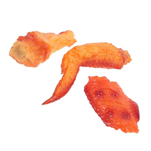 CLISPEED 3 Stück Realistische Fake Chicken Wings und Legs Lifelike Kunst Food Modell für Fotografie Küchen Dekoration und Partys für Ausstellungen und Displays CLISPEED 3 Stück Realistische Fake Chicken Wings und Legs Lifelike Kunst Food Modell für Fotografie Küchen Dekoration und Partys für Ausstellungen und Displays von CLISPEED