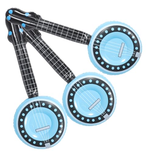 CLISPEED 3 Stück Teiliges Aufblasbares Musikinstrument Sicherem PVC Große Kinderspielzeug Trompete Banjo Horn für Festliche Bühnenauftritte und Partyspaß CLISPEED 3 Stück Teiliges Aufblasbares Musikinstrument Sicherem PVC Große Kinderspielzeug Trompete Banjo Horn für Festliche Bühnenauftritte und Partyspaß von CLISPEED
