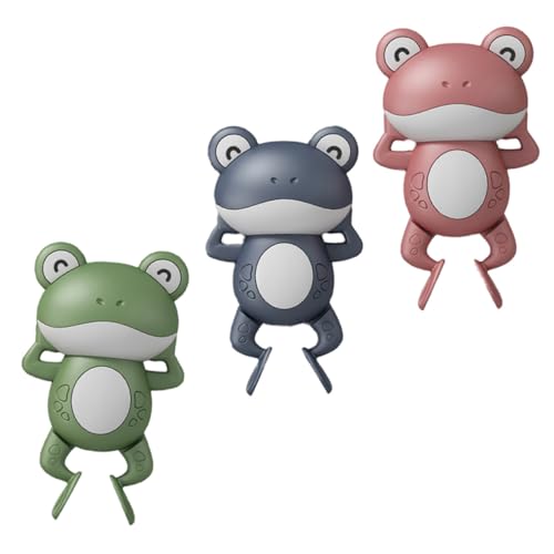CLISPEED 3 Stück Teiliges Cartoon Badespielzeug Leichte Schwimmfähige Aufziehfrosch Spielzeuge in Blau und Grün mit Abflusslöchern für Kleinkinder Ab Jahren CLISPEED 3 Stück Teiliges Cartoon Badespielzeug Leichte Schwimmfähige Aufziehfrosch Spielzeuge in Blau und Grün mit Abflusslöchern für Kleinkinder Ab Jahren von CLISPEED