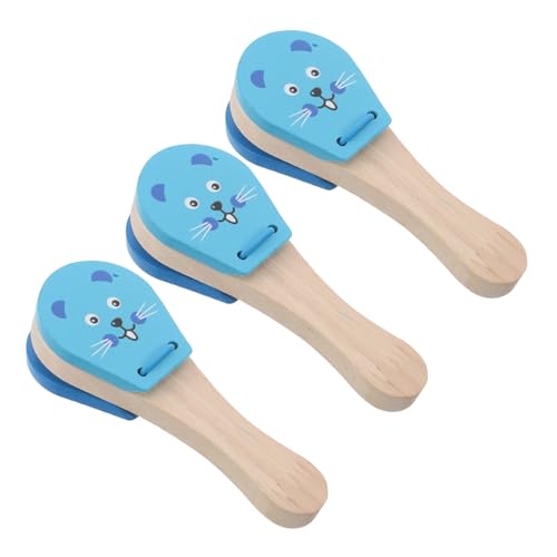 CLISPEED 3 Stück Teiliges Holz Klatschspielzeug mit Mausmotiv Kindersicheres Percussion Instrument für Kleinkinder Fördert Greifvermögen Rhythmusgefühl und Musikalische Früherziehung CLISPEED 3 Stück Teiliges Holz Klatschspielzeug mit Mausmotiv Kindersicheres Percussion Instrument für Kleinkinder Fördert Greifvermögen Rhythmusgefühl und Musikalische Früherziehung von CLISPEED