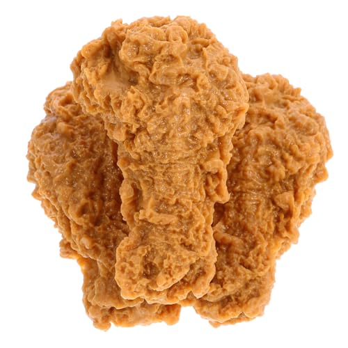 CLISPEED 3 Stück Teiliges Künstliche Hähnchenkeulen Deko PVC Modell Realistische Fake Food Hähnchenschenkel Attrappe für Restaurant Küche Fotografie und Party Dekoration CLISPEED 3 Stück Teiliges Künstliche Hähnchenkeulen Deko PVC Modell Realistische Fake Food Hähnchenschenkel Attrappe für Restaurant Küche Fotografie und Party Dekoration von CLISPEED
