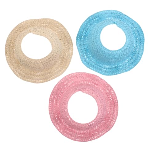 CLISPEED 3 Stück Teiliges Mini Strandhüte für Puppen Handgefertigte DIY Bastelaccessoires Große Sonnenhüte für Puppenkostüme für Kreative Projekte CLISPEED 3 Stück Teiliges Mini Strandhüte für Puppen Handgefertigte DIY Bastelaccessoires Große Sonnenhüte für Puppenkostüme für Kreative Projekte von CLISPEED