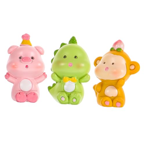 CLISPEED 3 Stück Teiliges Miniatur Tierfiguren Cartoon Kuchen Deko Figuren für Geburtstagstorten Niedliche Mikrolandschaft Dekoration für Kinderzimmer und Party CLISPEED 3 Stück Teiliges Miniatur Tierfiguren Cartoon Kuchen Deko Figuren für Geburtstagstorten Niedliche Mikrolandschaft Dekoration für Kinderzimmer und Party von CLISPEED