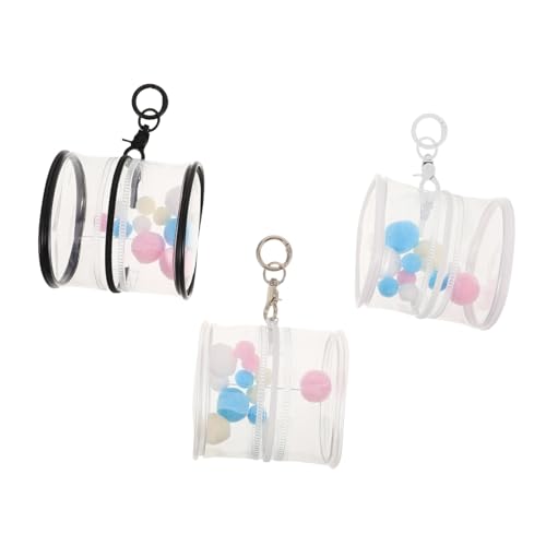CLISPEED 3 Stück Teiliges Transparentes PVC Display Etui mit Schlüsselanhänger Tragbare Aufbewahrungstasche für Actionfiguren und Puppen Leicht Kratzfest mit Hängefunktion in und CLISPEED 3 Stück Teiliges Transparentes PVC Display Etui mit Schlüsselanhänger Tragbare Aufbewahrungstasche für Actionfiguren und Puppen Leicht Kratzfest mit Hängefunktion in und von CLISPEED