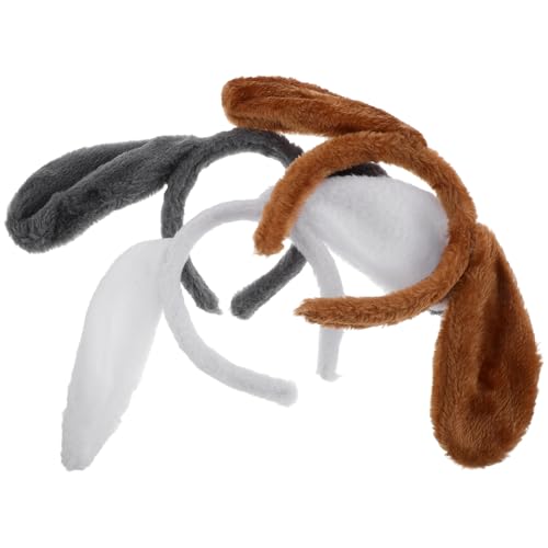 CLISPEED 3 Stück Tierhaarreifen für Niedliche Plüsch Hundeohren für Kostümpartys Bühnenaufführungen Cosplay Zubehör Strapazierfähig Kinderfreundlich CLISPEED 3 Stück Tierhaarreifen für Niedliche Plüsch Hundeohren für Kostümpartys Bühnenaufführungen Cosplay Zubehör Strapazierfähig Kinderfreundlich von CLISPEED