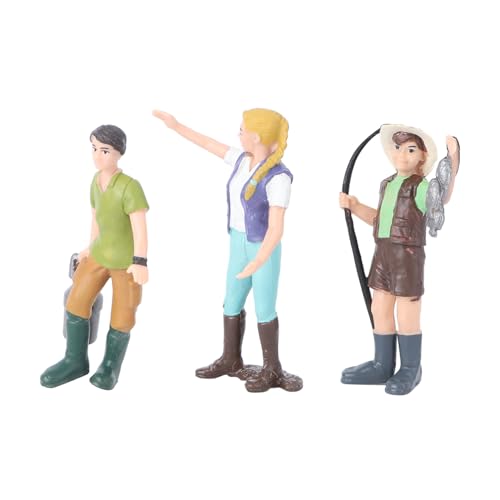 CLISPEED 3 Stücke Farmcharaktermodell Farmer-Actionfigur Farmtiere Figuren Minifiguren Bauernhof Charakter Mini- Sandtischmodelle Bauernhof-Charaktermodell Bauernfiguren PVC CLISPEED 3 Stücke Farmcharaktermodell Farmer-Actionfigur Farmtiere Figuren Minifiguren Bauernhof Charakter Mini- Sandtischmodelle Bauernhof-Charaktermodell Bauernfiguren PVC von CLISPEED