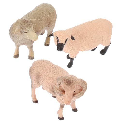 CLISPEED 3 Stücke Teiliges Realistische Schafmodelle aus Sicherem Material Kreative Schafornamente für Kinderzimmer Tierische Dekoration für Zuhause oder Schule für Kleine CLISPEED 3 Stücke Teiliges Realistische Schafmodelle aus Sicherem Material Kreative Schafornamente für Kinderzimmer Tierische Dekoration für Zuhause oder Schule für Kleine von CLISPEED