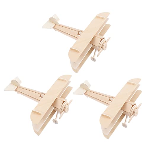 CLISPEED 3 Teiliges Kindermodell Puzzle Modellflugzeug Flugzeugfarbe Basteln Für Bausätze Für Pädagogisches Flugzeug Kinderbau Kinderspielzeug DIY 3D Puzzles Für 3D von CLISPEED