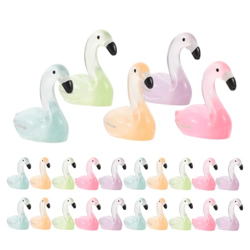 CLISPEED 30 Stück Miniatur Flamingo Figuren Luminous Flamingo Garten Deko für Miniatur Resin Tierfigur für Tisch Zuhause CLISPEED 30 Stück Miniatur Flamingo Figuren Luminous Flamingo Garten Deko für Miniatur Resin Tierfigur für Tisch Zuhause von CLISPEED