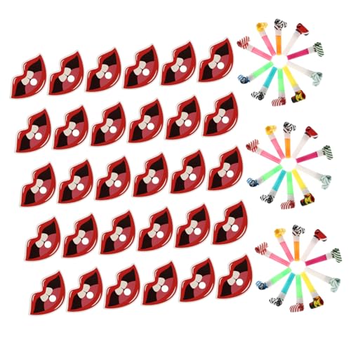 CLISPEED 30 Stück Teiliges Bunte Partytrillerpfeifen Kunststoff Leichte Fröhliche Kindergeburtstags Mitgebsel für Geburtstagsfeiern Karneval Halloween und Sportveranstaltungen von CLISPEED