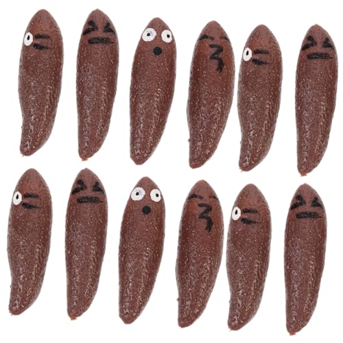 CLISPEED 30 Stück Teiliges Fake Poop Finger Lustiges Party Gadget für Erwachsene Schießbares Wurfspielzeug aus Robustem Material für Geburtstagsfeiern und Stressabbauende Spaßspiele von CLISPEED