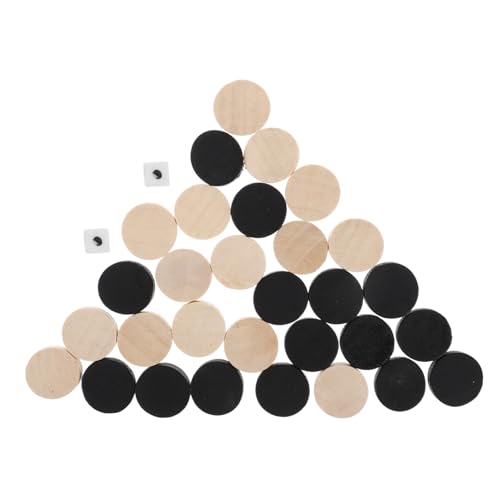 CLISPEED 30 Stück Teiliges Holzspielsteine für Schach und Dame Kompatibel mit Meisten Brettspielen Tragbar und Leicht für Reisen und Partys Durchmesser CLISPEED 30 Stück Teiliges Holzspielsteine für Schach und Dame Kompatibel mit Meisten Brettspielen Tragbar und Leicht für Reisen und Partys Durchmesser von CLISPEED