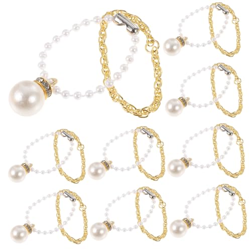 CLISPEED 30 Stück Teiliges Kinderschmuckset Mini Halsketten Schmuck für Mädchen Dekoratives DIY Kindergeburtstag Party Zubehör von CLISPEED