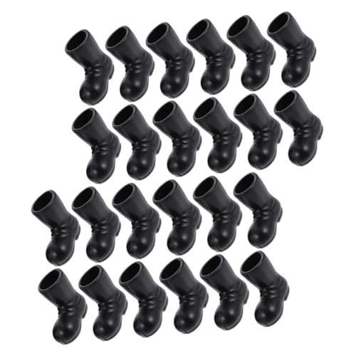 CLISPEED 30 Stück Teiliges Mini Weihnachtsstiefel Weihnachtsmann Schuhe Figuren Miniatur Haus Deko für DIY Miniaturhäuser Wohnzimmer Schlafzimmer Tischdeko Weihnachtsornamente von CLISPEED