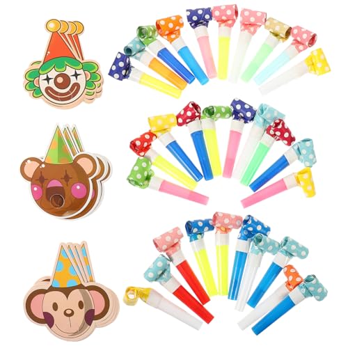 CLISPEED 30 Stück Teiliges Party Tröten Bunte Geburtstags Luftschlangen Kinderspaß Karneval Feier Zubehör für Halloween Hochzeit Sportveranstaltungen CLISPEED 30 Stück Teiliges Party Tröten Bunte Geburtstags Luftschlangen Kinderspaß Karneval Feier Zubehör für Halloween Hochzeit Sportveranstaltungen von CLISPEED