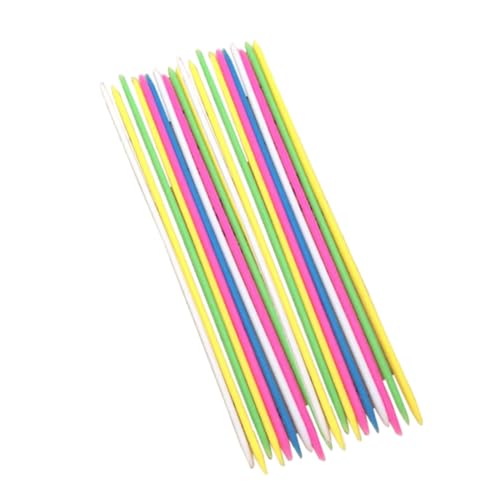 CLISPEED 30 Stück Teiliges Pick Up Sticks Bunt Eltern Junge Mädchen Spiel Geschicklichkeitsspiel für Drinnen und Draußen Fördert Feinmotorik und Kreatives für Altersgruppen von CLISPEED