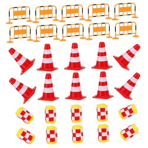 CLISPEED 30 Stück Verkehrsspielzeug Kognitives Straßen Mini Schild Barrieren Verkehrszaun Früherziehungsspielzeug Verkehrsbarriere Pädagogisches Bauchmuskeln CLISPEED 30 Stück Verkehrsspielzeug Kognitives Straßen Mini Schild Barrieren Verkehrszaun Früherziehungsspielzeug Verkehrsbarriere Pädagogisches Bauchmuskeln von CLISPEED