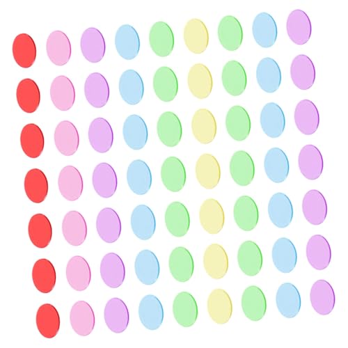 CLISPEED 300 Stück Transparente Bunte Bingo Chips aus Robustem Kunststoff Vielseitige Spielchips und Zählmarker für Bingo Mathe lernspiele Sortieren und Gruppieren Farbige Zufällige Farbe CLISPEED 300 Stück Transparente Bunte Bingo Chips aus Robustem Kunststoff Vielseitige Spielchips und Zählmarker für Bingo Mathe lernspiele Sortieren und Gruppieren Farbige Zufällige Farbe von CLISPEED