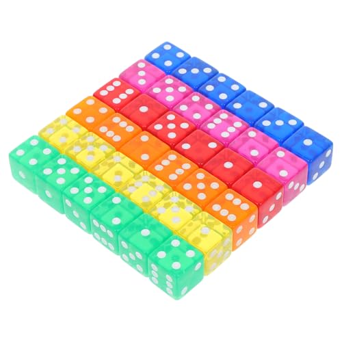 CLISPEED 36-teiliges Würfelset: Acryl-spielwürfel Für Brettspiele, Mathematik-lehrmittel, Party-Unterhaltung, lernaktivitäten CLISPEED 36-teiliges Würfelset: Acryl-spielwürfel Für Brettspiele, Mathematik-lehrmittel, Party-Unterhaltung, lernaktivitäten von CLISPEED