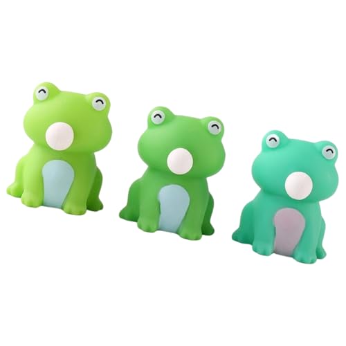 CLISPEED 3Stücke Teiliges Frosch Squeeze Stressabbau für Erwachsene Künstliche Froschform Entspannungshelfer und Geschenkidee Farben CLISPEED 3Stücke Teiliges Frosch Squeeze Stressabbau für Erwachsene Künstliche Froschform Entspannungshelfer und Geschenkidee Farben von CLISPEED