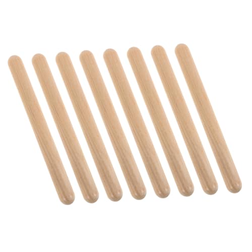 CLISPEED 4 Paare Holz Rhythmusstöcke Percussion Instrumente für Orff Musikunterricht Natürliche Klanghölzer Sicher und Glatt für Interaktive Lernaktivitäten im Kindergarten CLISPEED 4 Paare Holz Rhythmusstöcke Percussion Instrumente für Orff Musikunterricht Natürliche Klanghölzer Sicher und Glatt für Interaktive Lernaktivitäten im Kindergarten von CLISPEED