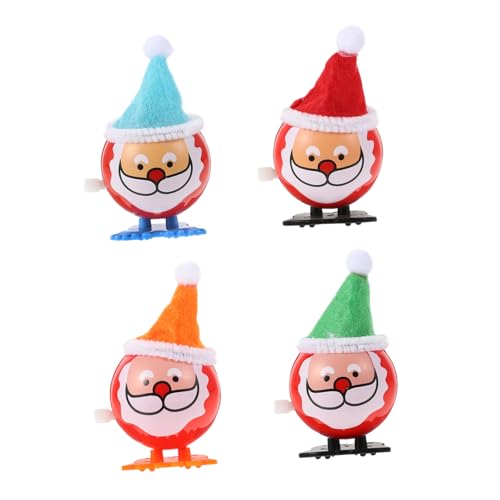 CLISPEED 4 STÜCKE Teiliges Weihnachts Aufziehspielzeug für Buntes Material Kinderfreundliches Design Leicht zu Greifen Fördert Koordination und Fantasie als Weihnachtsmitbringsel für CLISPEED 4 STÜCKE Teiliges Weihnachts Aufziehspielzeug für Buntes Material Kinderfreundliches Design Leicht zu Greifen Fördert Koordination und Fantasie als Weihnachtsmitbringsel für von CLISPEED