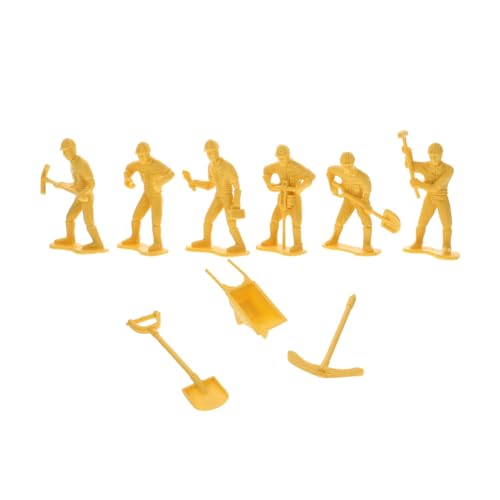 CLISPEED 4 Sätze Ingenieurarbeiter Modellspielzeug aus Kunststoff Detailreiche Bauarbeiter Figuren Kindgerechtes mit Sicherem Glattem Design für Kreatives und Dekoration CLISPEED 4 Sätze Ingenieurarbeiter Modellspielzeug aus Kunststoff Detailreiche Bauarbeiter Figuren Kindgerechtes mit Sicherem Glattem Design für Kreatives und Dekoration von CLISPEED