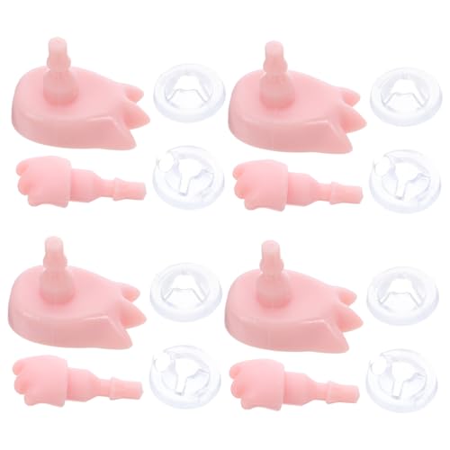 CLISPEED 4 Sätze Miniatur Puppen Hände und Füße Kunststoff Ersatzteile für Puppenreparatur DIY Basteln Detailgetreue Gelenkteile Kompatibel mit Sammlerfiguren CLISPEED 4 Sätze Miniatur Puppen Hände und Füße Kunststoff Ersatzteile für Puppenreparatur DIY Basteln Detailgetreue Gelenkteile Kompatibel mit Sammlerfiguren von CLISPEED