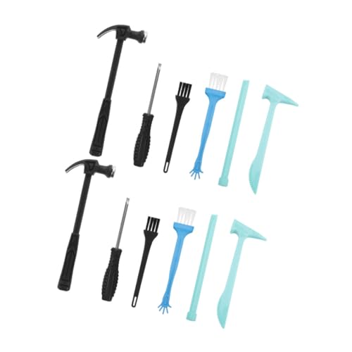 CLISPEED 4 Sets Archäologisches Ausgrabungswerkzeug Set Kleinkind Werkzeuge Die Werkzeuge DIY Grabungsset Plastik Grabhammer Kleinkind Werkzeugset Ausgrabungswerkzeug Set von CLISPEED