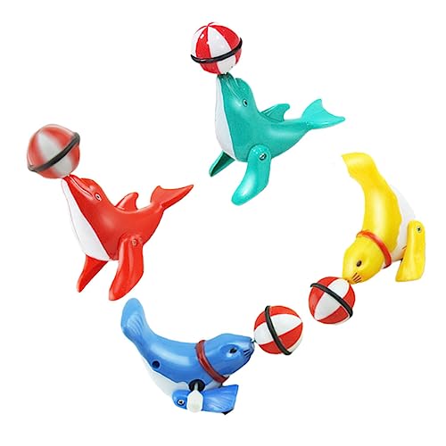 CLISPEED 4 Stück Aufziehspielzeug Lustige Lebensechte Robbenmodelle mit Federmechanismus Partygeschenk oder Dekoration für Kinderzimmer Batteriefrei und Sicher Zufällige CLISPEED 4 Stück Aufziehspielzeug Lustige Lebensechte Robbenmodelle mit Federmechanismus Partygeschenk oder Dekoration für Kinderzimmer Batteriefrei und Sicher Zufällige von CLISPEED