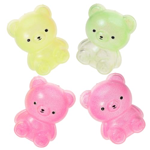 CLISPEED 4 Stück Bunte Bär Stressbälle Elastisches Squeeze Toy Langlebiges Antistress für Erwachsene Lustige Dehnbare Fidget Tiere zur Stressreduktion und Entspannung CLISPEED 4 Stück Bunte Bär Stressbälle Elastisches Squeeze Toy Langlebiges Antistress für Erwachsene Lustige Dehnbare Fidget Tiere zur Stressreduktion und Entspannung von CLISPEED