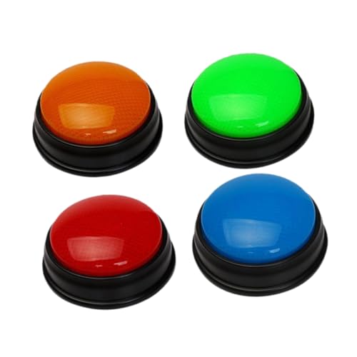 CLISPEED 4 Stück Flashing Antwortsummer Teiliges für Licht und Sound für Interaktive Lernspiele und Quiz im Klassenzimmer Fördert Aufmerksamkeit und Reaktionsfähigkeit von CLISPEED