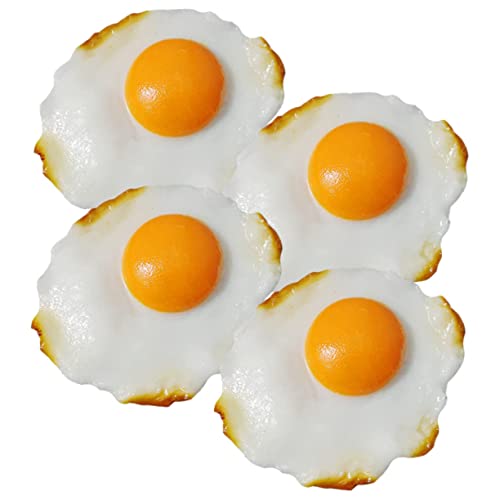CLISPEED 4 Stück Foto von gefälschtem Frittiertem Funny Toys Fun Toy Dekoratives Ei simuliertes Spiegelei Brunch dekoratives gefälschtes Spiegelei falsches Spiegelei PVC-Omelett CLISPEED 4 Stück Foto von gefälschtem Frittiertem Funny Toys Fun Toy Dekoratives Ei simuliertes Spiegelei Brunch dekoratives gefälschtes Spiegelei falsches Spiegelei PVC-Omelett von CLISPEED