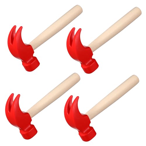 CLISPEED 4 Stück Hammerspielzeug aus Holz Werkzeug spielzeuge Lernspielzeug für Spielzeughammer Hammerspielsachen für Stellen Sie Sich vor, zu Plastik rot CLISPEED 4 Stück Hammerspielzeug aus Holz Werkzeug spielzeuge Lernspielzeug für Spielzeughammer Hammerspielsachen für Stellen Sie Sich vor, zu Plastik rot von CLISPEED