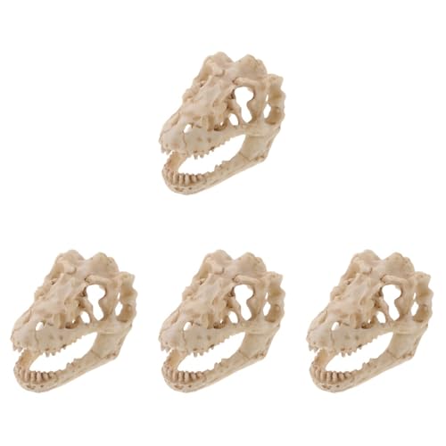CLISPEED 4 Stück Harz Reptil Dinosaurier Modell Party Maske Halloween Party Dekoration Triceratops Faux Menschliches Skelett Masken Dinosaurier Halloween Totenköpfe Dekoration CLISPEED 4 Stück Harz Reptil Dinosaurier Modell Party Maske Halloween Party Dekoration Triceratops Faux Menschliches Skelett Masken Dinosaurier Halloween Totenköpfe Dekoration von CLISPEED