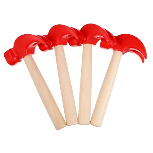 CLISPEED 4 Stück Holzhammer Der Hammer Für Kleinkinder Kleinkind Werkzeuge Zerlegbare Lernspielzeuge Rollenspiel Holzspielzeug Frühlernspielzeug Roter Kunststoff CLISPEED 4 Stück Holzhammer Der Hammer Für Kleinkinder Kleinkind Werkzeuge Zerlegbare Lernspielzeuge Rollenspiel Holzspielzeug Frühlernspielzeug Roter Kunststoff von CLISPEED