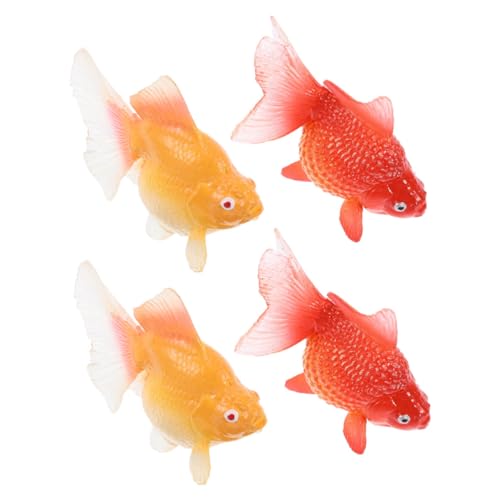 CLISPEED 4 Stück Realistische Schwimmende Koi Fisch Figuren aus Ungiftigem Kunststoff Detailgetreue Goldfisch Modelle ohne Pflegeaufwand Sichere Aquarium und Wohnraumdekoration CLISPEED 4 Stück Realistische Schwimmende Koi Fisch Figuren aus Ungiftigem Kunststoff Detailgetreue Goldfisch Modelle ohne Pflegeaufwand Sichere Aquarium und Wohnraumdekoration von CLISPEED