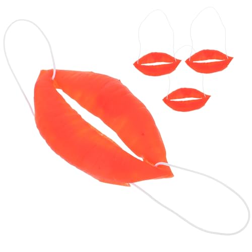 CLISPEED 4 Stück Rotlippen-Mund-Cosplay Halloween-Wurst Rote Lippen-Requisiten Wurst Requisiten Led Party Gefälscht Pro Reißzähne Bindung Komisch Schock- -streich Scherzen Plastik CLISPEED 4 Stück Rotlippen-Mund-Cosplay Halloween-Wurst Rote Lippen-Requisiten Wurst Requisiten Led Party Gefälscht Pro Reißzähne Bindung Komisch Schock- -streich Scherzen Plastik von CLISPEED