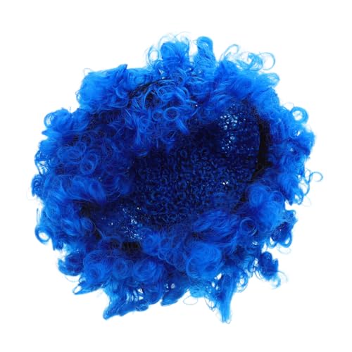 CLISPEED 4 Stück Teiliges Afro Blaue Lockige Perücken Disco Kostüm Zubehör für Karneval Halloween Cosplay mit Pflegeleichtem Styling und Auffälligem Clown-Design CLISPEED 4 Stück Teiliges Afro Blaue Lockige Perücken Disco Kostüm Zubehör für Karneval Halloween Cosplay mit Pflegeleichtem Styling und Auffälligem Clown-Design von CLISPEED