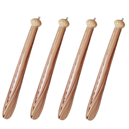 CLISPEED 4 Stück Teiliges Aufblasbare Baseballschläger Holzmaserung PVC Material Jubelstäbe Partydeko Kindergeburtstag Sportparty für Jungen und Mädchen CLISPEED 4 Stück Teiliges Aufblasbare Baseballschläger Holzmaserung PVC Material Jubelstäbe Partydeko Kindergeburtstag Sportparty für Jungen und Mädchen von CLISPEED