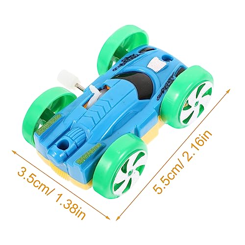 CLISPEED 4 Stück Teiliges Aufziehauto Doppelseitige Wind Up Fahrzeuge mit Niedlichem Cartoon Design Leicht und Kompakt für Junge Mädchen Sammeln Zufällige Farbe Zufällige Farbe von CLISPEED