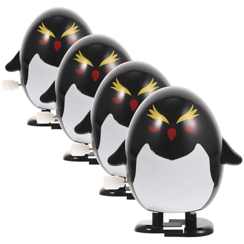 CLISPEED 4 Stück Teiliges Aufziehspielzeug für Tierförmige Lustige und Kreative Spielzeuge für Mini Aufzieh Pinguin für Partys und von CLISPEED