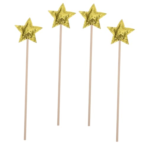 CLISPEED 4 Stück Teiliges Feenstab für Mädchen Glitzernde aus Sicherem Material Leichtes Bühnenrequisit für Kostüm Geburtstag Party und Cosplay Handfreundlich und Tragbar CLISPEED 4 Stück Teiliges Feenstab für Mädchen Glitzernde aus Sicherem Material Leichtes Bühnenrequisit für Kostüm Geburtstag Party und Cosplay Handfreundlich und Tragbar von CLISPEED