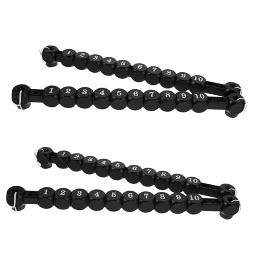 CLISPEED 4 Stück Teiliges Foosball Zubehör Score Zähler für Tischfußball Präzise Punktezähler Robustes Material Einfache Montage für Familienspiele und Soziale Veranstaltungen von CLISPEED