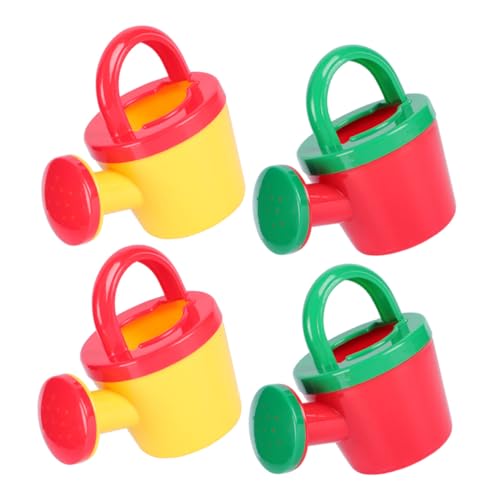 CLISPEED 4 Stück Teiliges Gießkanne Badespielzeug mit Wassersprühfunktion Langlebig Sicher für Kleinkinder Fördert Motorische Fähigkeiten für Badewanne Strand und Wasserspaß von CLISPEED