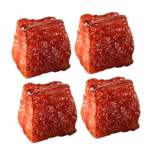 CLISPEED 4 Stück Teiliges Künstliches Rindfleischwürfel Modell aus PVC Realistische Lebensmittel Dekoration für Restaurant Küche Buffet Langlebiges und Sicheres Fake Fleisch Requisit CLISPEED 4 Stück Teiliges Künstliches Rindfleischwürfel Modell aus PVC Realistische Lebensmittel Dekoration für Restaurant Küche Buffet Langlebiges und Sicheres Fake Fleisch Requisit von CLISPEED