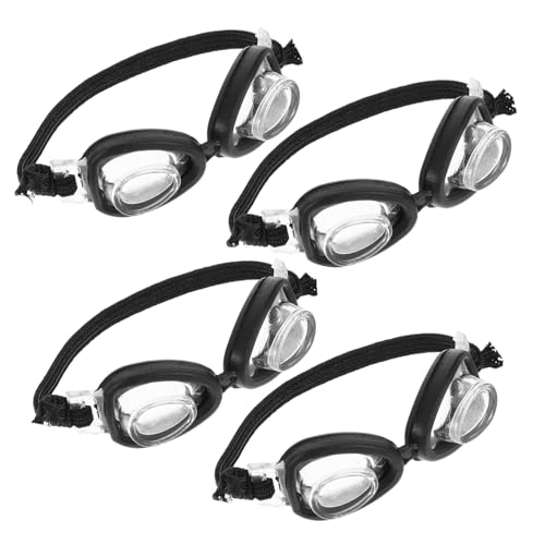 CLISPEED 4 Stück Teiliges Mini Schwimmbrillen für Puppen Kunststoff Doll Dress Up Glasses Modische Puppenbrille als Zubehör für Kreative Fotografie und Puppenkostüm CLISPEED 4 Stück Teiliges Mini Schwimmbrillen für Puppen Kunststoff Doll Dress Up Glasses Modische Puppenbrille als Zubehör für Kreative Fotografie und Puppenkostüm von CLISPEED
